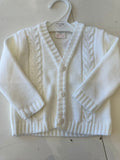 Boys cream cardigan