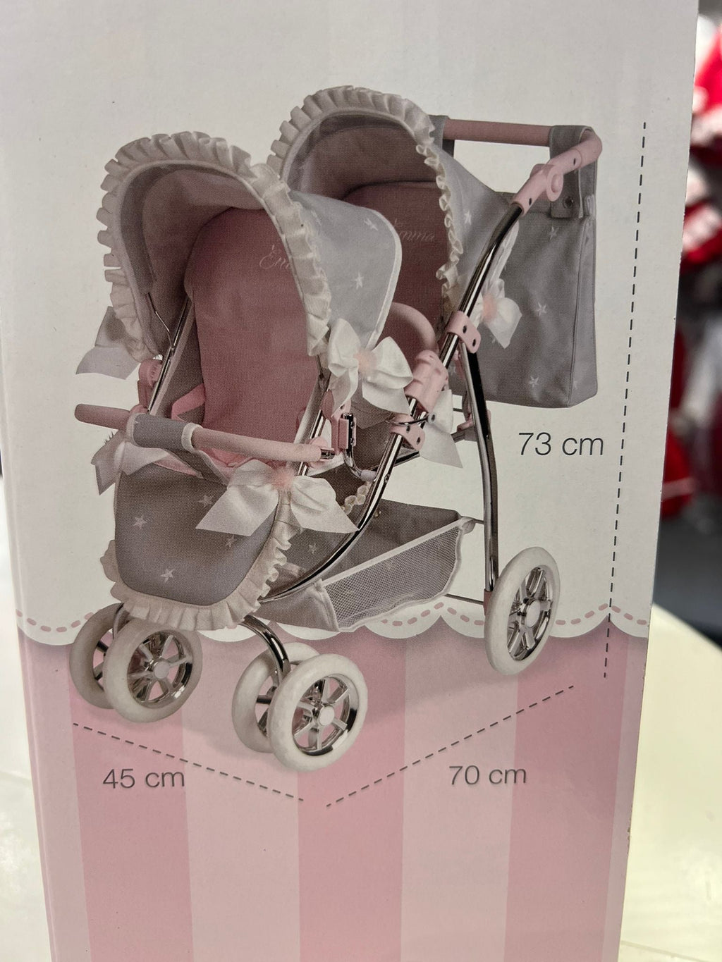 Arias double twin pram Age 4 to Age 9