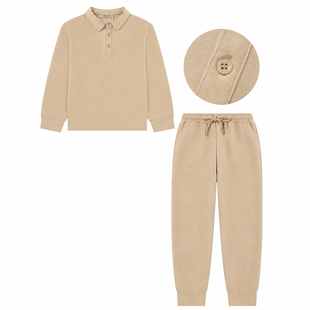 Benny boys tracksuit beige